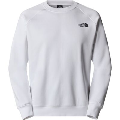 The North Face Men's Raglan Redbox Crew TNF White S The North Face Men's Raglan Redbox Crew TNF White S