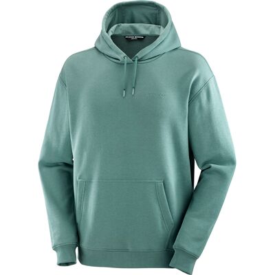 Salomon Men's Logo Pride Hoodie North Atlantic M Salomon Men's Logo Pride Hoodie North Atlantic M