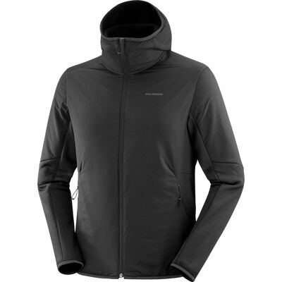 Salomon Men's Outline Hybrid Warm Deep Black M Salomon Men's Outline Hybrid Warm Deep Black M