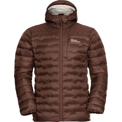 Jack Wolfskin Men's Passamani Down Hoody Hot Choc M Jack Wolfskin Men's Passamani Down Hoody Hot Choc M
