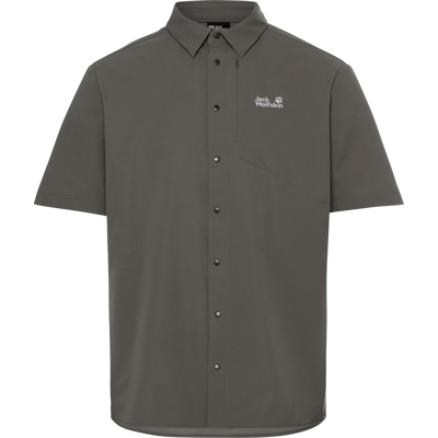 Jack Wolfskin Men's Prelight Suncool Shirt Flint XL Jack Wolfskin Men's Prelight Suncool Shirt Flint XL