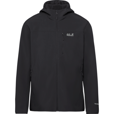 Jack Wolfskin Men's Wild Winds Hooded Jacket Black S Jack Wolfskin Men's Wild Winds Hooded Jacket Black S