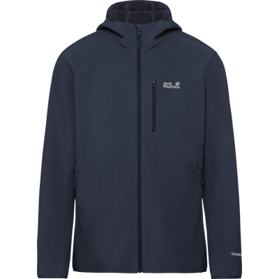 Jack Wolfskin Men's Wild Winds Hooded Jacket Midnight Sky M Jack Wolfskin Men's Wild Winds Hooded Jacket Midnight Sky M