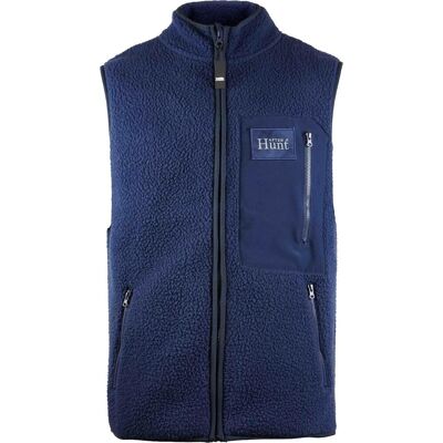 Avignon Unisex AFTER Hunt Fleece Vest Dark Blue XL Avignon Unisex AFTER Hunt Fleece Vest Dark Blue XL