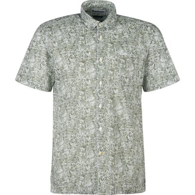 Barbour Men's Braithwaite Shortsleeve Summer Shirt Dusty Olive S Barbour Men's Braithwaite Shortsleeve Summer Shirt Dusty Olive S