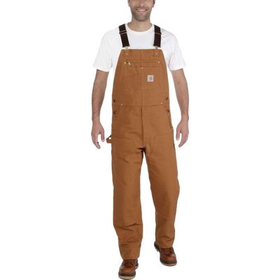 Carhartt Men's Bib Overall ® Brown W38/L32 Carhartt Men's Bib Overall ® Brown W38/L32