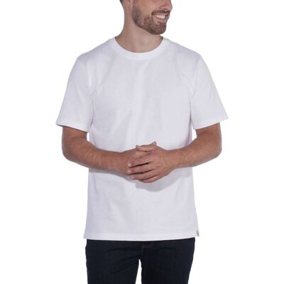 Carhartt Men's Relaxed Fit Heavyweight Short Sleeve T-Shirt White XL Carhartt Men's Relaxed Fit Heavyweight Short Sleeve T-Shirt White XL
