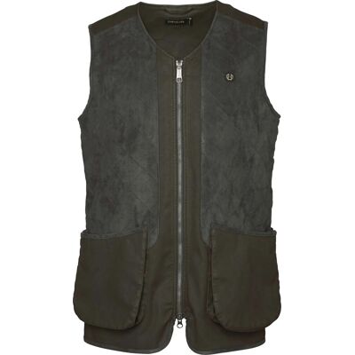 Chevalier Men's Vintage Dogsport Vest Leather Brown S Chevalier Men's Vintage Dogsport Vest Leather Brown S