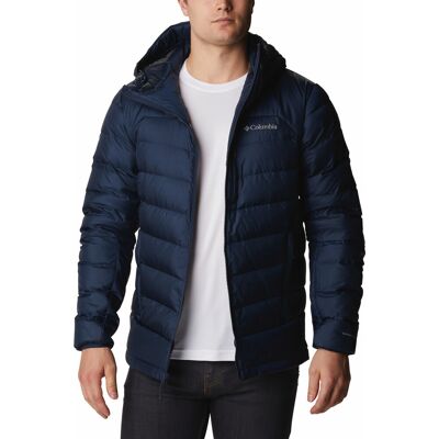 Columbia Men's Autumn Park Down Hooded Jacket Collegiate Navy M Columbia Men's Autumn Park Down Hooded Jacket Collegiate Navy M