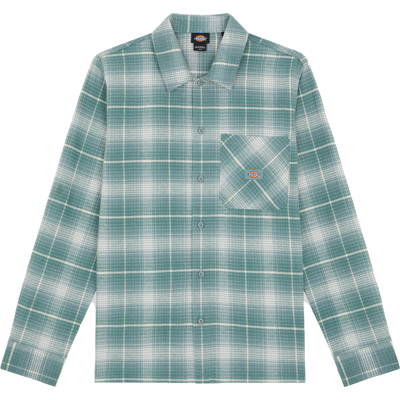 Dickies Men's Forest Check Shirt Stormy Sea L Dickies Men's Forest Check Shirt Stormy Sea L