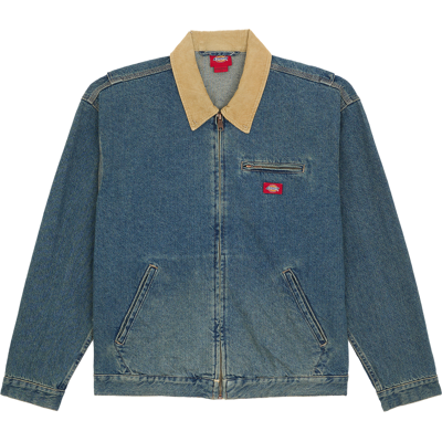 Dickies Men's Denim Painter Jacket Khaki Tinted Blue M Dickies Men's Denim Painter Jacket Khaki Tinted Blue M