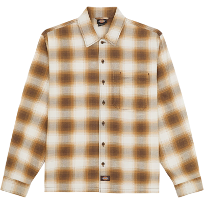 Dickies Men´s Gulfport Flannel Shirt Chocolate Brown M Dickies Men´s Gulfport Flannel Shirt Chocolate Brown M