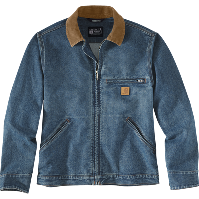 Carhartt Men's Denim Detroit Jacket Muskegon XL Carhartt Men's Denim Detroit Jacket Muskegon XL