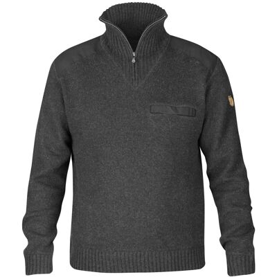 Fjällräven Men's Koster Sweater Dark Grey S Fjällräven Men's Koster Sweater Dark Grey S