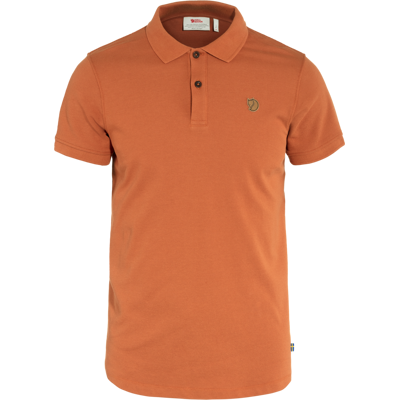 Fjällräven Men's Övik Polo Shirt Terracotta Brown S Fjällräven Men's Övik Polo Shirt Terracotta Brown S