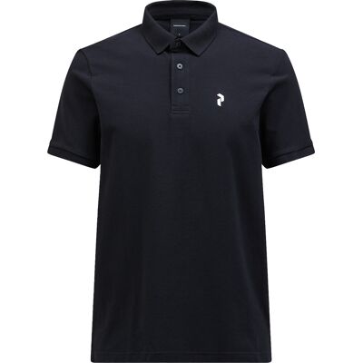 Peak Performance Men's Classic Cotton Polo Black XXL Peak Performance Men's Classic Cotton Polo Black XXL
