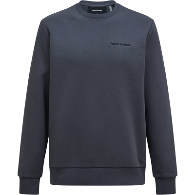 Peak Performance Men's Original Small Logo Crew Motion Grey S Peak Performance Men's Original Small Logo Crew Motion Grey S