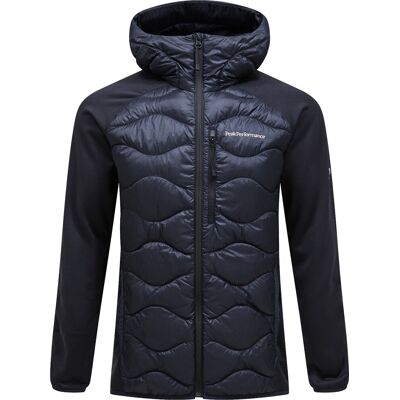 Peak Performance Men's Helium Down Hybrid Hood Black M Peak Performance Men's Helium Down Hybrid Hood Black M