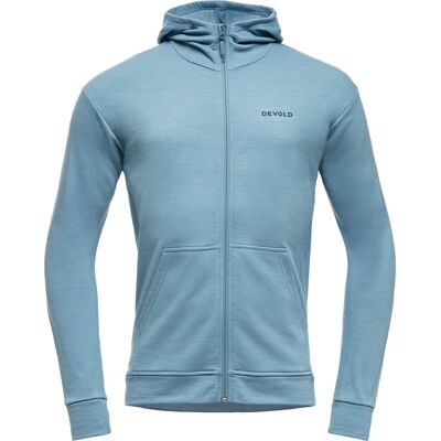Devold Men's Everyday Zip Hoodie Skyblue S Devold Men's Everyday Zip Hoodie Skyblue S