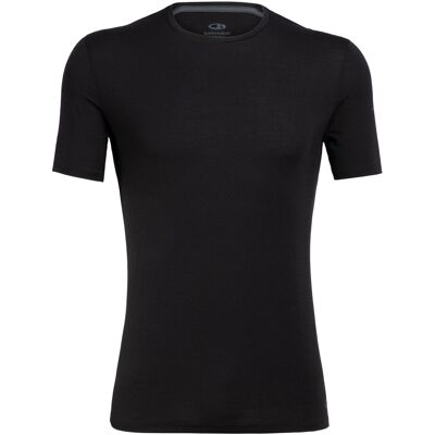 Icebreaker Men's Anatomica Shortsleeve Crewe Black Black/Monsoon XL Icebreaker Men's Anatomica Shortsleeve Crewe Black Black/Monsoon XL