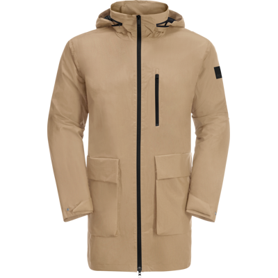 Jack Wolfskin Men's Norden Port Parka Sand Storm S Jack Wolfskin Men's Norden Port Parka Sand Storm S