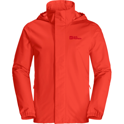 Jack Wolfskin Men's Stormy Point 2-Layer Jacket Strong Red S Jack Wolfskin Men's Stormy Point 2-Layer Jacket Strong Red S