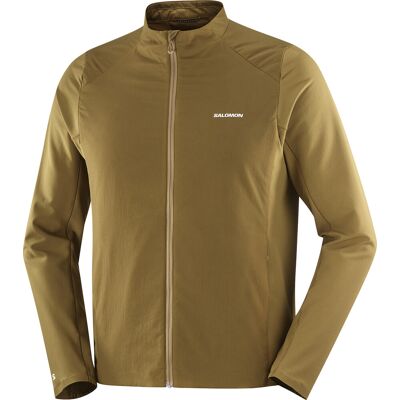 Salomon Men's Montain Flex Hybrid Jacket Brilliant Olive M Salomon Men's Montain Flex Hybrid Jacket Brilliant Olive M