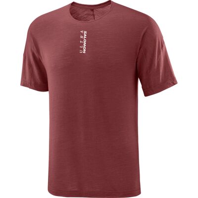 Salomon Men's Ultra SS Tee Syrah Syrah/ M Salomon Men's Ultra SS Tee Syrah Syrah/ M