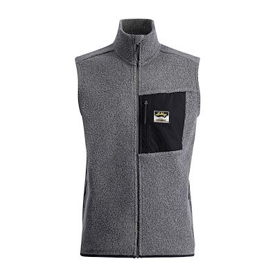 Lundhags Men's Flok Wool Pile Vest Granite S Lundhags Men's Flok Wool Pile Vest Granite S