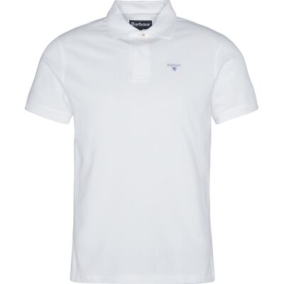 Barbour Men's Sports Polo Shirt White XL Barbour Men's Sports Polo Shirt White XL