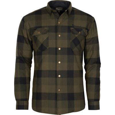 Pinewood Men's Canada Classic 2.0 Shirt Green/Black S Pinewood Men's Canada Classic 2.0 Shirt Green/Black S