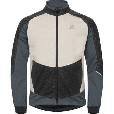 Hellner Men's Sårjås XC Ski Jacket Stormy Weather/Asphalt/Off White M Hellner Men's Sårjås XC Ski Jacket Stormy Weather/Asphalt/Off White M