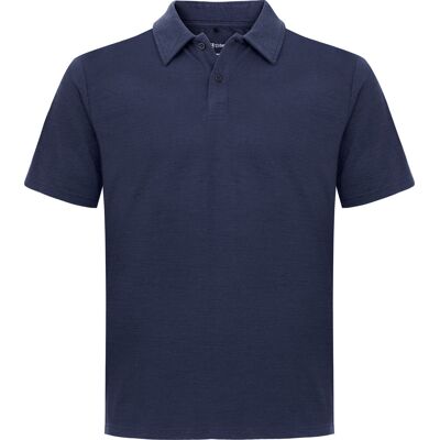 Urberg Men's Merino Wool Polo Tee Blue Nights XXL Urberg Men's Merino Wool Polo Tee Blue Nights XXL