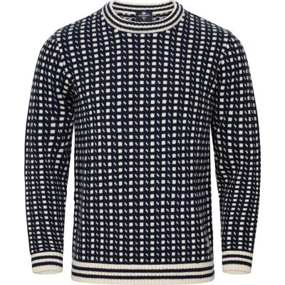 Gridarmor Men's Classic Wool Sweater Navy Blazer S Gridarmor Men's Classic Wool Sweater Navy Blazer S