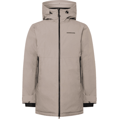 Didriksons Men's Tempest Parka Ash Brown M Didriksons Men's Tempest Parka Ash Brown M