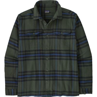 Patagonia Men's Fjord Flannel Shirt Catch: Old Growth Green S Patagonia Men's Fjord Flannel Shirt Catch: Old Growth Green S