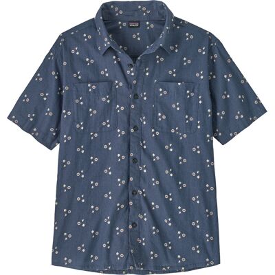 Patagonia Men's Back Step Shirt Bouquet: Dolomite Blue S Patagonia Men's Back Step Shirt Bouquet: Dolomite Blue S