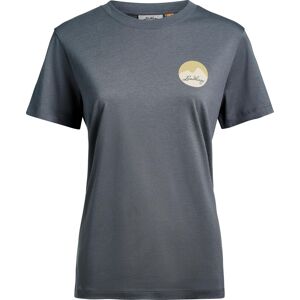 Lundhags Women's Järpen Printed T-Shirt Dark Sky Blue S Lundhags Women's Järpen Printed T-Shirt Dark Sky Blue S