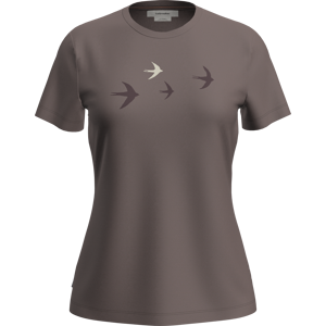 Icebreaker Women's Merino 150 Tech Lite Ss Tee Bird Transit Brown XL Icebreaker Women's Merino 150 Tech Lite Ss Tee Bird Transit Brown XL