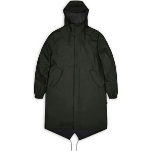 Rains Unisex Fishtail Parka Green S Rains Unisex Fishtail Parka Green S
