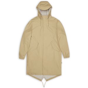 Rains Unisex Fishtail Parka Sand S Rains Unisex Fishtail Parka Sand S