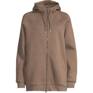 Casall Women's Easy Oversized Zip Hoodie Khaki L Casall Women's Easy Oversized Zip Hoodie Khaki L