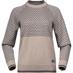 Bergans Women's Alvdal Wool Jumper Sandstone/navy Blue S Bergans Women's Alvdal Wool Jumper Sandstone/navy Blue S