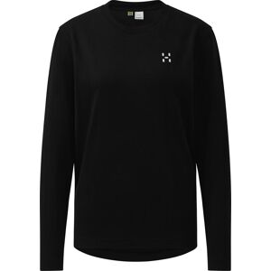 Haglöfs Women's Long Sleev Tee True Black 1 XS Haglöfs Women's Long Sleev Tee True Black 1 XS