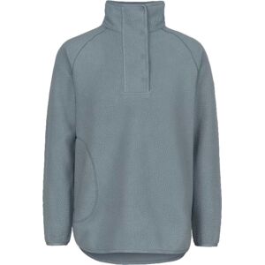 Johaug Women's Fusion Pile Oversized Henley Green/blue L Johaug Women's Fusion Pile Oversized Henley Green/blue L