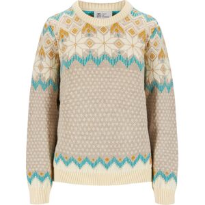 Dale of Norway Women's Vilja Sweater Sandstone/Offwhite/Peacock XL Dale of Norway Women's Vilja Sweater Sandstone/Offwhite/Peacock XL