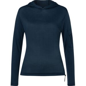 super.natural Women's Relax Light Pocket Hoodie Blueberry S super.natural Women's Relax Light Pocket Hoodie Blueberry S