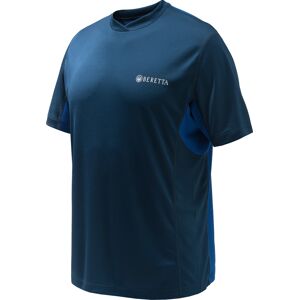 Beretta Unisex Flash Tech T-Shirt Blue Total S Beretta Unisex Flash Tech T-Shirt Blue Total S