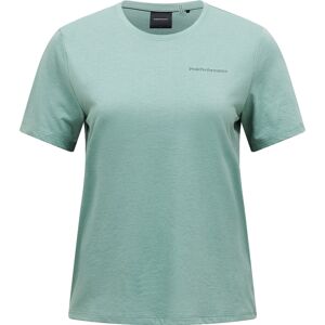 Peak Performance Women's Explore Logo Tee Green Valley M Peak Performance Women's Explore Logo Tee Green Valley M