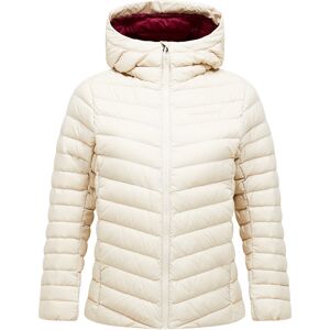 Peak Performance Women's Frost Down Hood Jacket Sand Fog S Peak Performance Women's Frost Down Hood Jacket Sand Fog S